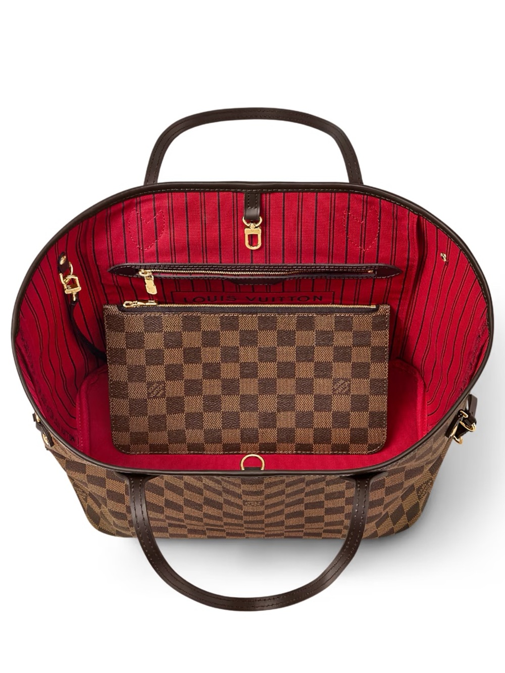 Louis Vuitton Neverfull Damien Monogram Pouch Wristlet Bag Clutch - Picture 3 of 10
